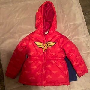 Red “Wonder Woman” coat